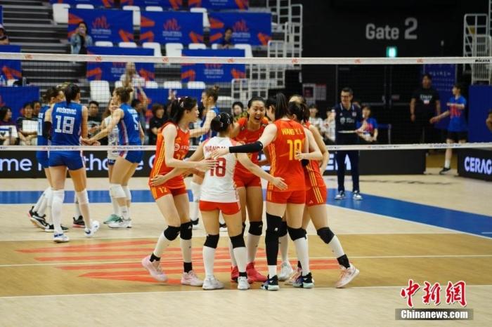 在韩国水原举行的世界女排联赛分站赛，中国女
