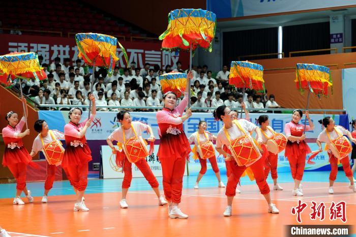 第一届全国健身大赛总决赛气排球女子B组比赛在